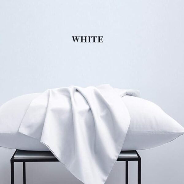 Seasons Hotel Grade Plain White  Pillowcases, Pillowcase Set - Image 3