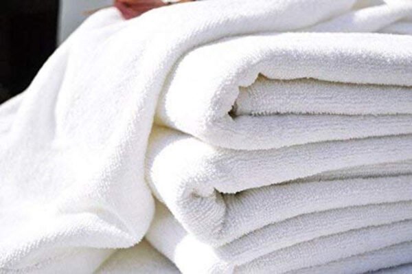 Seasons - Hotel Grade White Bath Towels - 27 x 54 inch - 100% Cotton